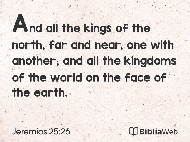 Jeremias 25:26 em imagem para compartilhar