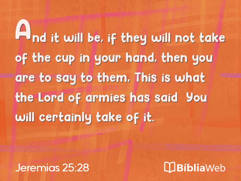 Jeremias 25:28 em imagem para compartilhar