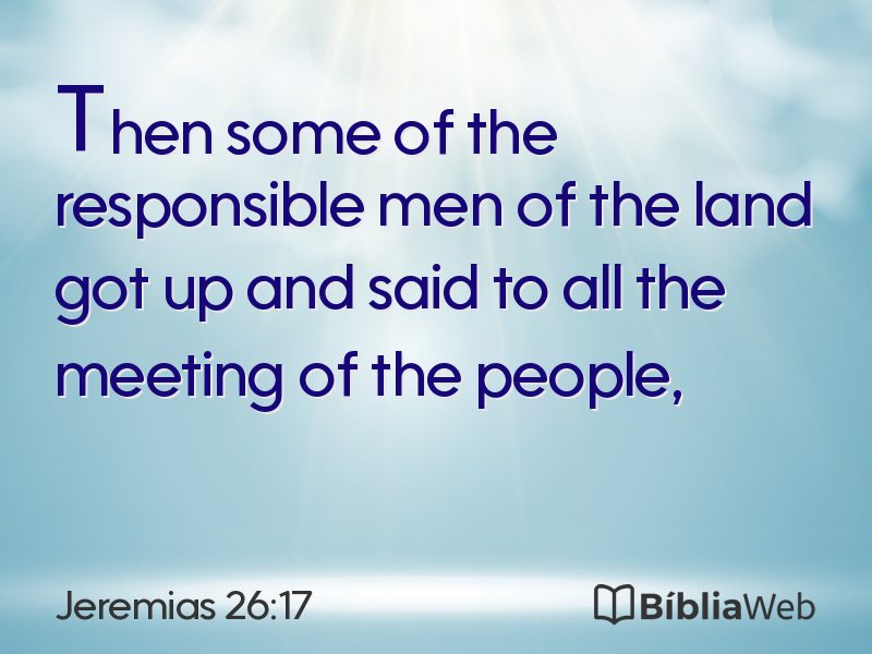 Jeremias 26:17 em imagem para compartilhar