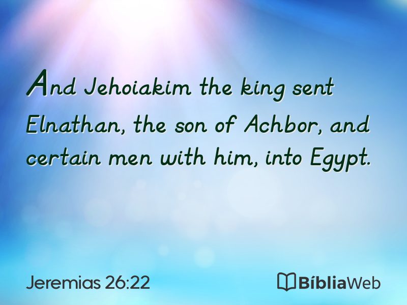 Jeremias 26:22 em imagem para compartilhar