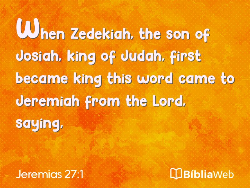 Jeremias 27:1 em imagem para compartilhar