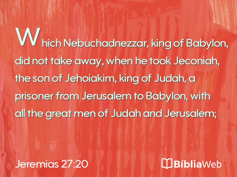 Jeremias 27:20 em imagem para compartilhar