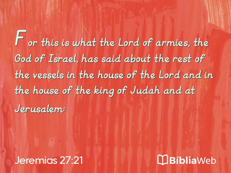 Jeremias 27:21 em imagem para compartilhar