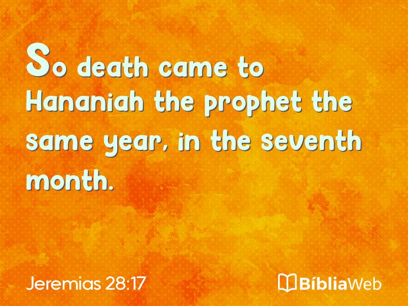 Jeremias 28:17 em imagem para compartilhar