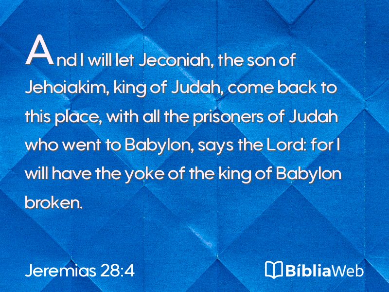 Jeremias 28:4 em imagem para compartilhar