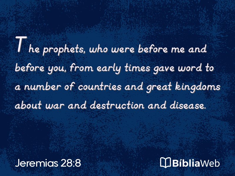 Jeremias 28:8 em imagem para compartilhar