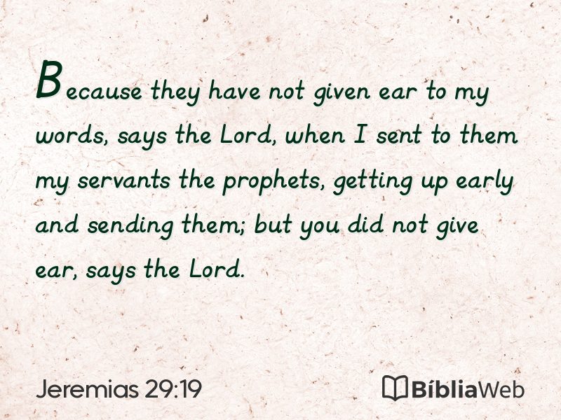 Jeremias 29:19 em imagem para compartilhar