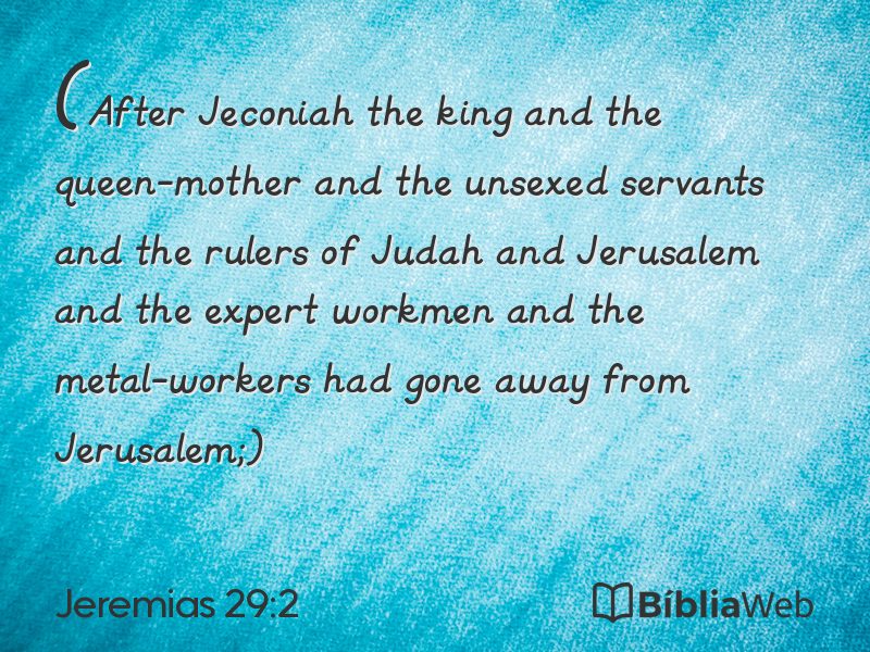 Jeremias 29:2 em imagem para compartilhar