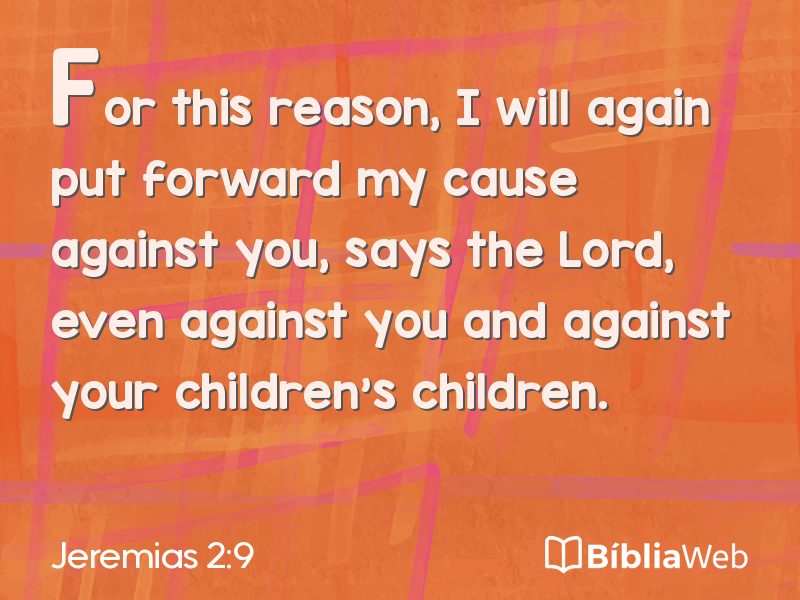 Jeremias 2:9 em imagem para compartilhar
