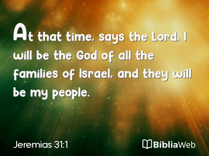 Jeremias 31:1 em imagem para compartilhar