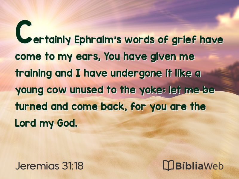 Jeremias 31:18 em imagem para compartilhar