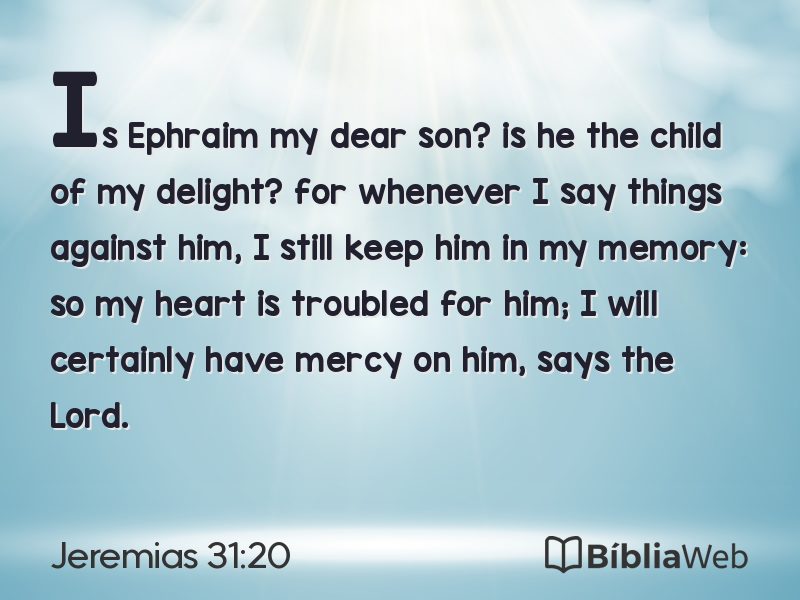 Jeremias 31:20 em imagem para compartilhar