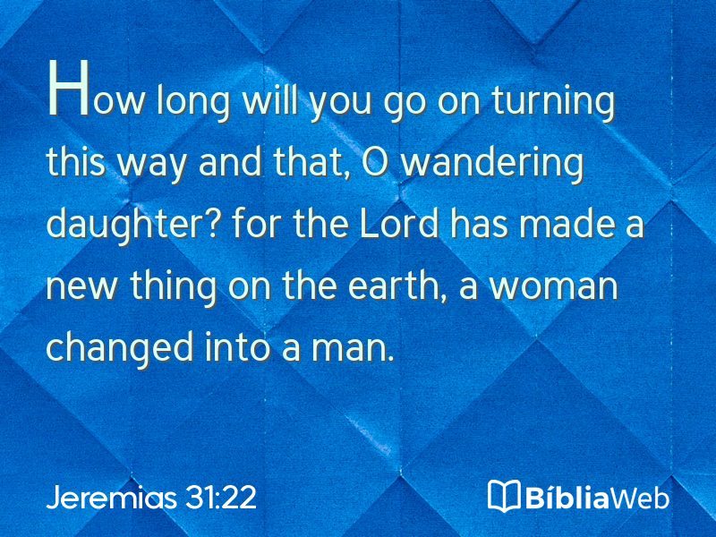 Jeremias 31:22 em imagem para compartilhar