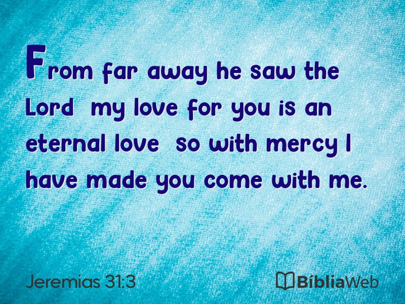Jeremias 31:3 em imagem para compartilhar