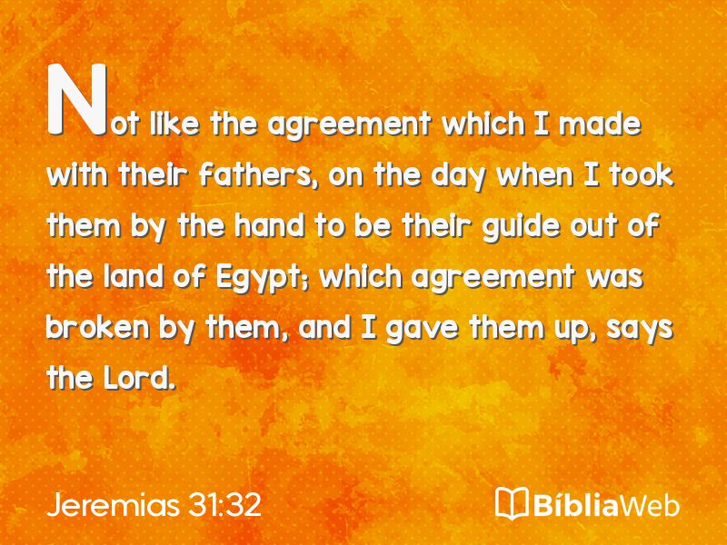 Jeremias 31:32 em imagem para compartilhar