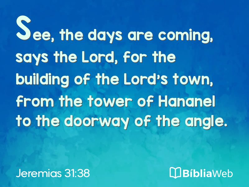 Jeremias 31:38 em imagem para compartilhar