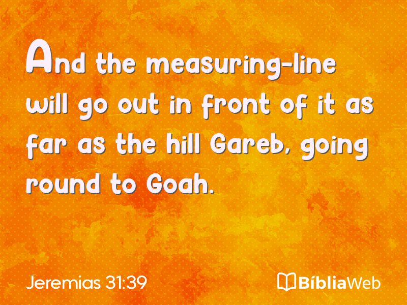 Jeremias 31:39 em imagem para compartilhar