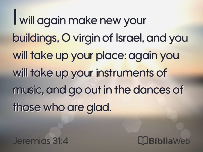 Jeremias 31:4 em imagem para compartilhar