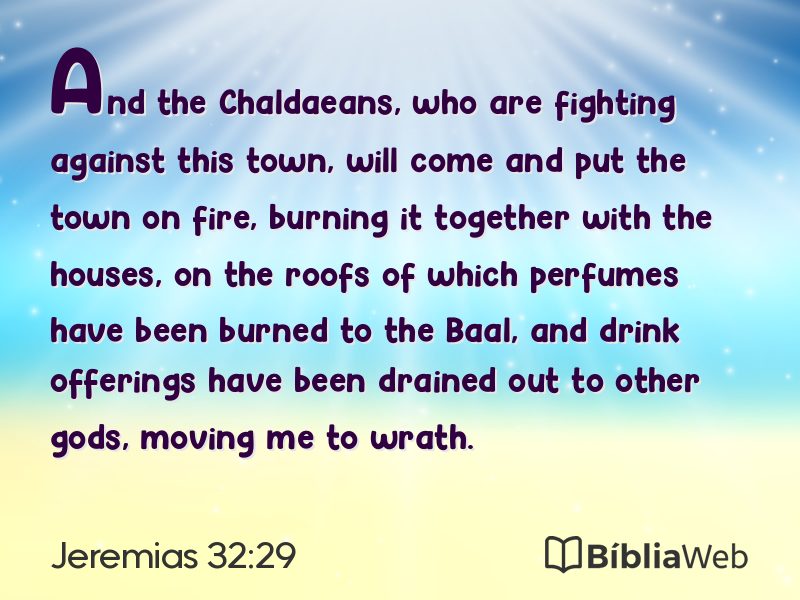 Jeremias 32:29 em imagem para compartilhar