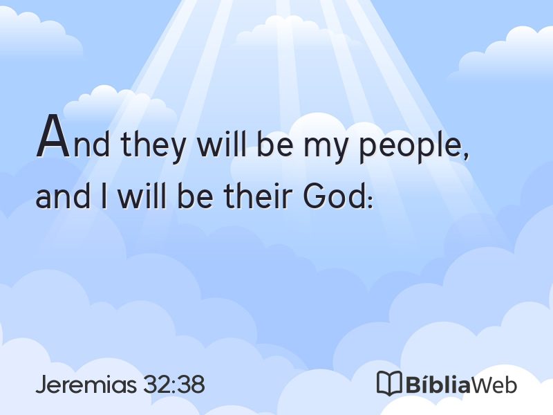 Jeremias 32:38 em imagem para compartilhar