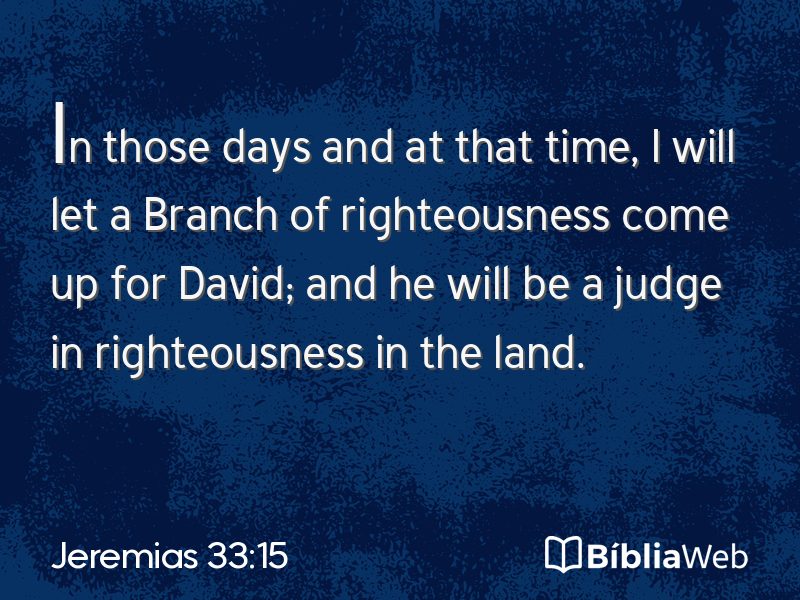 Jeremias 33:15 em imagem para compartilhar
