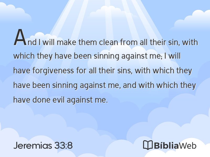 Jeremias 33:8 em imagem para compartilhar