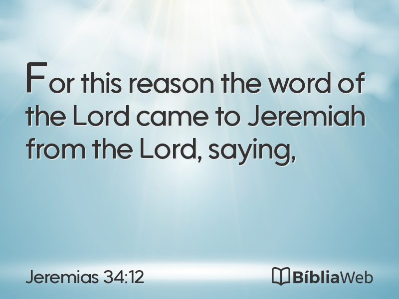 Jeremias 34:12 em imagem para compartilhar