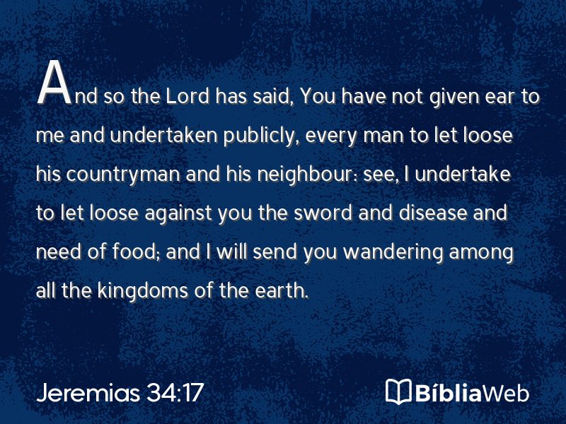 Jeremias 34:17 em imagem para compartilhar