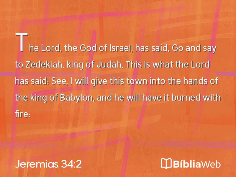 Jeremias 34:2 em imagem para compartilhar