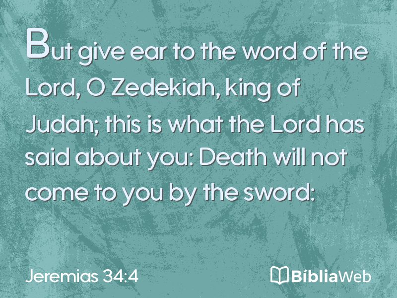 Jeremias 34:4 em imagem para compartilhar