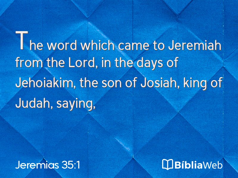 Jeremias 35:1 em imagem para compartilhar