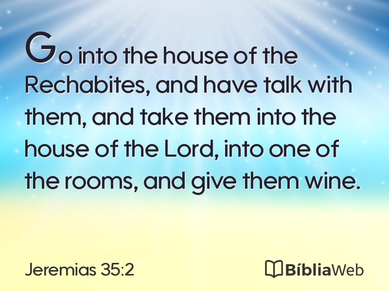 Jeremias 35:2 em imagem para compartilhar