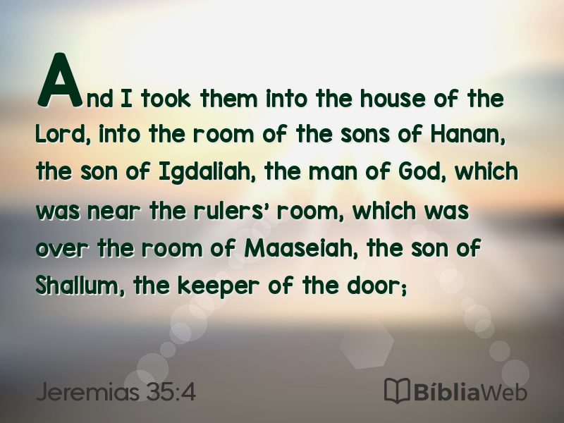 Jeremias 35:4 em imagem para compartilhar