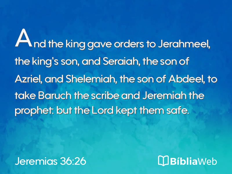 Jeremias 36:26 em imagem para compartilhar