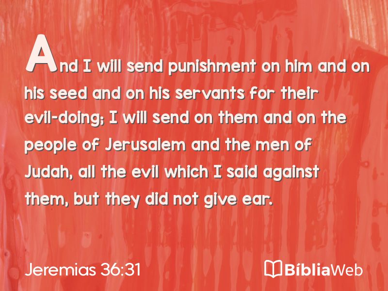 Jeremias 36:31 em imagem para compartilhar