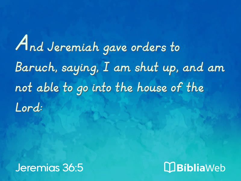 Jeremias 36:5 em imagem para compartilhar