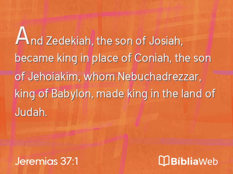 Jeremias 37:1 em imagem para compartilhar