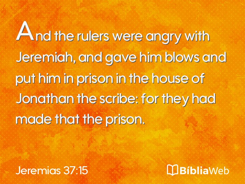 Jeremias 37:15 em imagem para compartilhar