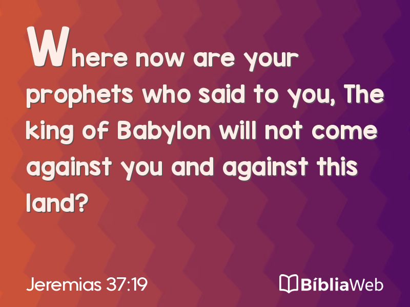 Jeremias 37:19 em imagem para compartilhar
