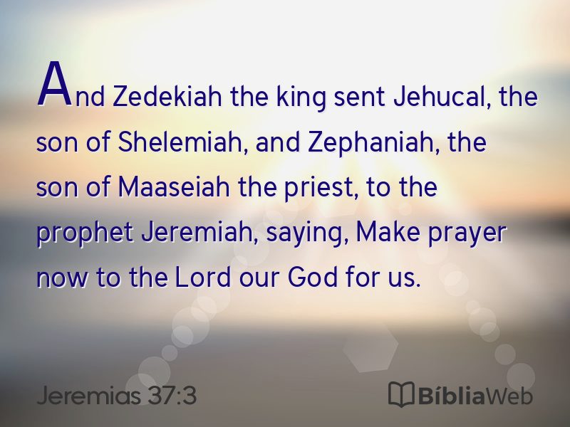 Jeremias 37:3 em imagem para compartilhar
