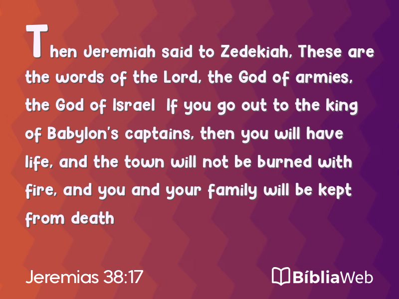 Jeremias 38:17 em imagem para compartilhar