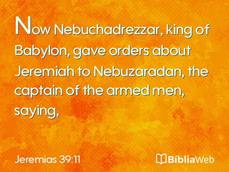 Jeremias 39:11 em imagem para compartilhar