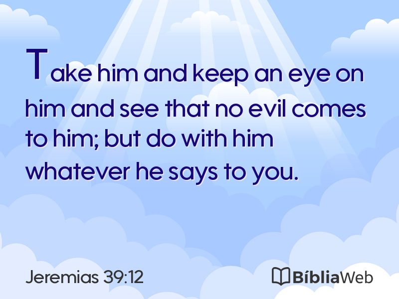 Jeremias 39:12 em imagem para compartilhar