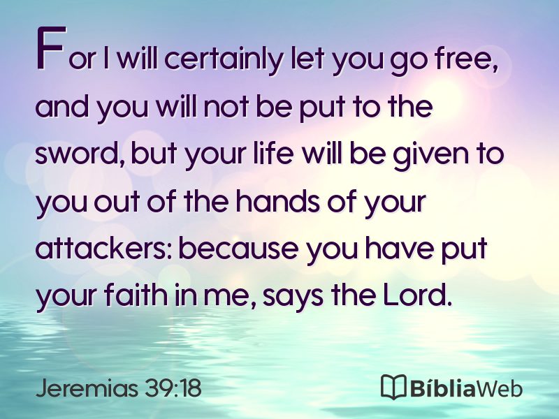 Jeremias 39:18 em imagem para compartilhar