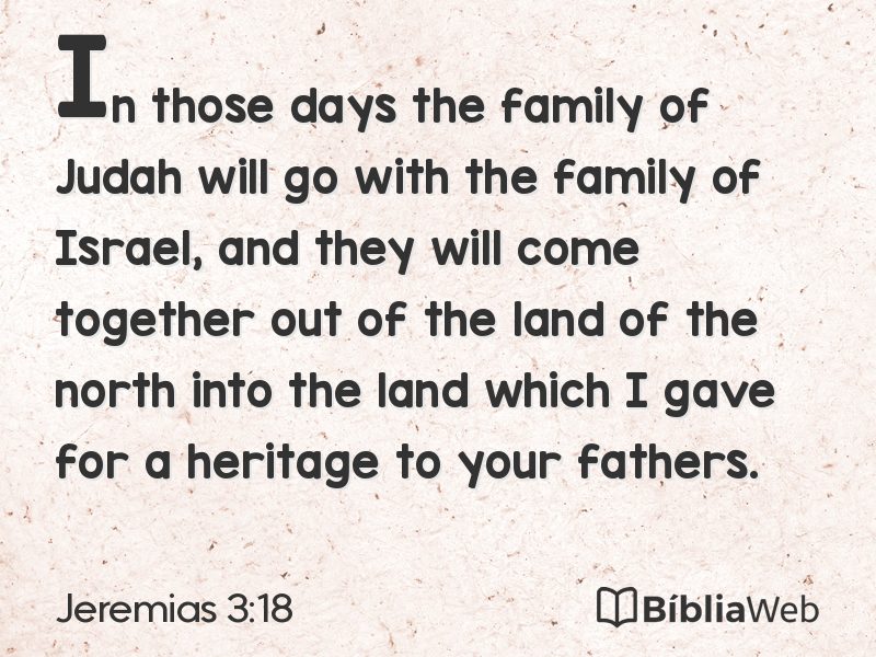 Jeremias 3:18 em imagem para compartilhar