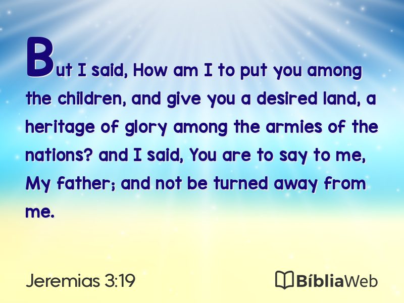 Jeremias 3:19 em imagem para compartilhar