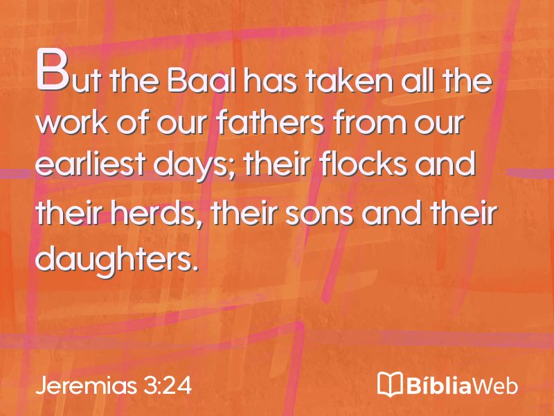 Jeremias 3:24 em imagem para compartilhar