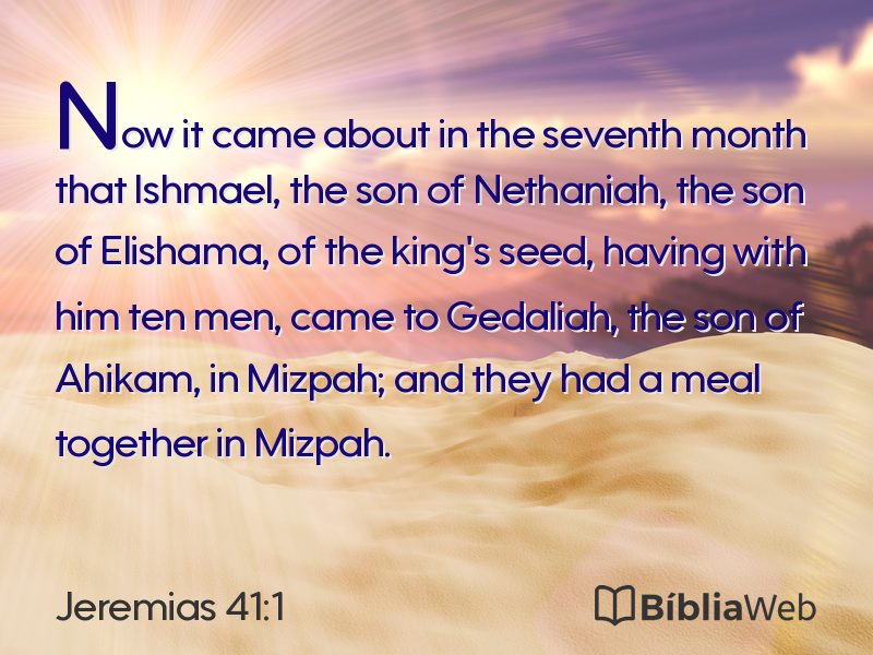 Jeremias 41:1 em imagem para compartilhar