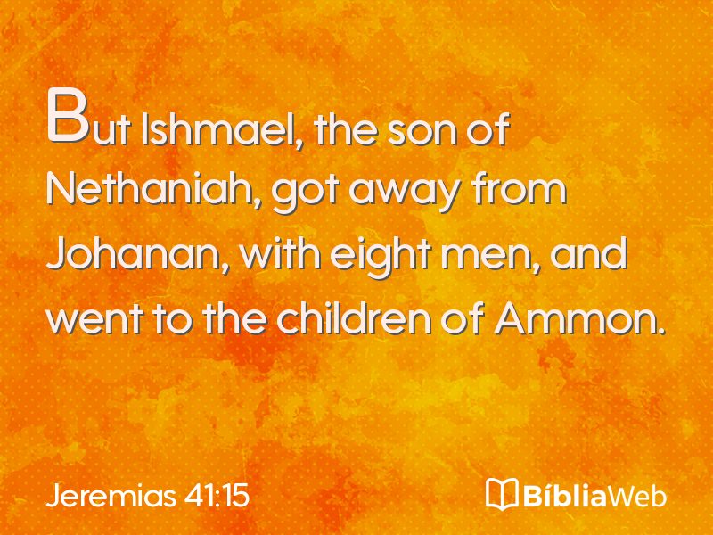 Jeremias 41:15 em imagem para compartilhar