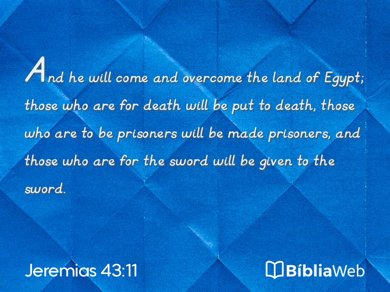 Jeremias 43:11 em imagem para compartilhar